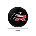 thumbnail image 3 of 4pcs 56mm Wheel Hub Cap Sticker Car Caps Rim Stickers Badge Cover Decoration For Seat Cupra Fr+ Ibiza Leon Altea Belt Racing,for Seat, 3 of 5