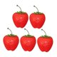 thumbnail image 5 of Luxshiny 5Ud Fresas Artificiales Rojas Para Realistas Y Ligeras Para Centro De, 5 of 8
