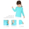 thumbnail image 4 of Lilax Girls' Round Neck Basic Long Sleeve Cotton T-Shirt Turquoise 5 Years, 4 of 8