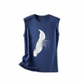 thumbnail image 5 of Viikei Womens Camisoles and Tanks Plus Size Tank Tops for Women Camisoles for Women Feather Print Tank Tops Adult Girls Summer Beach Funny Graphic Tanks Vest Blouse, 5 of 6