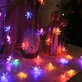 thumbnail image 6 of Skksst Window Curtain Snowflake LED String Light Home Bedroom Christmas Tree Xmas Party Fairy Lights 1.5-6M, 6 of 7