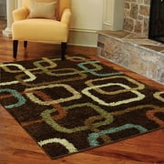 Orian Lynx Shag Rug, Chocolate