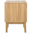 thumbnail image 4 of SAFAVIEH Ceu Coastal Style 1 Drawer Night Stand, Oak/Gold (15.7 in. W x 15.4 in. D x 21.7 in. H), 4 of 11