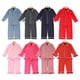 thumbnail image 3 of Conjunto de ropa para niños de Año Nuevo, pijamas rojos de Navidad, conjuntos de pijamas abotonados para niños y niñas, 3 of 4