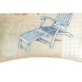thumbnail image 3 of Cabana Beach Relaxation & Seaboard HD Printed Accent Throw Pillow, 18" x 18", 3 of 4
