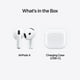 thumbnail image 3 of Apple AirPods 4th Blancos Audífonos inalámbricos, 3 of 5