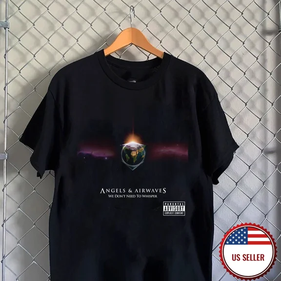 RARE Angels And Airwaves Band We Don't Need To Whisper T Shirt Full Size S-5XL