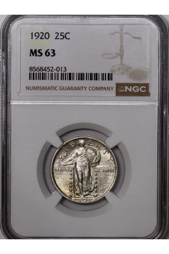 1920 Standing Liberty Quarter NGC MS63