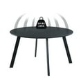 thumbnail image 5 of Grand Patio 28" Outdoor Round Steel Coffee Table, Black, 5 of 13