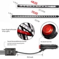 thumbnail image 3 of Kit de luces LED de neón para Interior de coche, tira de luz ambiental para pies, accesorios, retroiluminación, aplicación remota, Control de música, lámparas decorativas RGB automáticas, 3 of 4