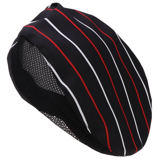 Sombrero de catering de cocina de restaurante de de mal de para adultos Raya roja Sunnimix Gorra de cocinero de algodón
