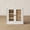 White, variant on CHIC HOUSE Storage Cabinet with Acrylic Doors & Shelves, Modular Fluted Sideboard Buffet Cabinets, Small Coffee Bar Kitchen Pantry, Modern Media Console Cabinet for Living Room, Bedroom, White