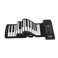 thumbnail image 3 of Piano, Soft Silicone 61-Key Electronic Keyboard, Hand Roll Piano, Piano Keyboard, For Kid For Beginners, 3 of 8