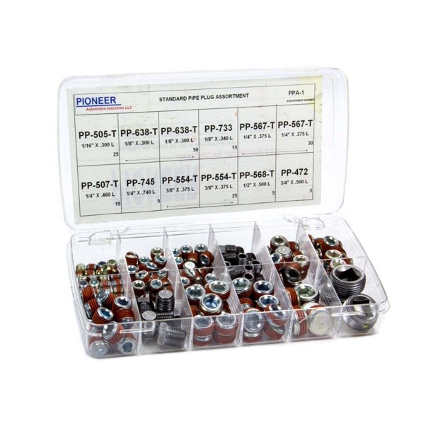 Pioneer Ppa 1 Standard Pipe Plug Assortment Kit