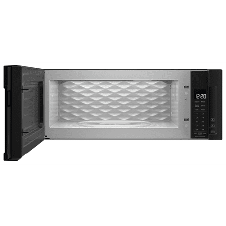 Whirlpool - 1.1 Cu. Ft. Low Profile Over-the-Range Microwave Hood Combination - Black