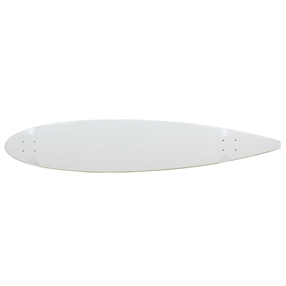 MOOSE Longboard Skateboad Deck 9" x 47" Pintail Cruiser Maple WHITE