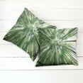 thumbnail image 2 of Ambesonne Green Throw Pillow Cover 2 Pack, Tropic Rain Forest and Sky, 24", Green, 2 of 6
