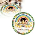 thumbnail image 4 of zhangmingg Welcome Mat Round Absorbent Doormat Non- Decorative Rug for, 4 of 8