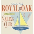 thumbnail image 2 of Royal Oak Sailing Club Adult Natural Crew Neck Short Sleeve Tee-Large, 2 of 2