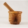 thumbnail image 1 of Uniware Heavy Duty Wood Mortar and Pestle (4" x 4.5"), 1 of 4