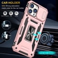 thumbnail image 5 of iPhone 12 Pro Max Case for 12 Pro Max Phone Case,with Stand & Camera Cover,Slim Phone Case-Rose Gold, 5 of 6