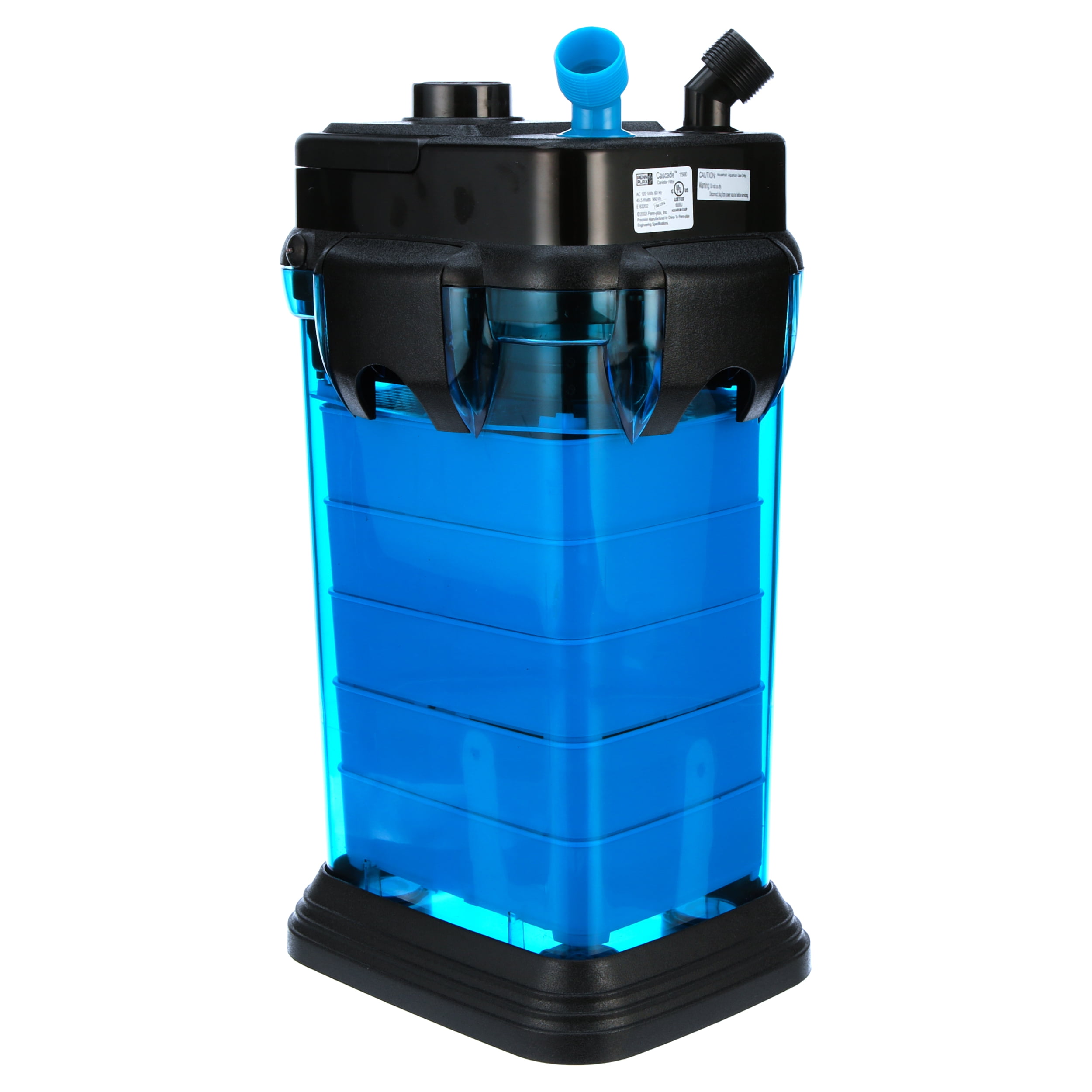 Penn plax cascade canister aquarium filter 1500 sale