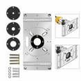thumbnail image 6 of Router Table Insert Plate Wood Router Plate Engraved Sturdy Woodworking Table Fangkenuo, 6 of 8