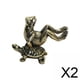 thumbnail image 1 of 2 Estatuas De Tortuga Y Rana Bonitas De Metal, Accesorios De Latón, Decoración De Regalo Para Oficina, 1 of 10