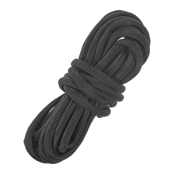 Uxcell 4 MM 10FT Guyline Camping Paracord [1PCS] - 7 strands Cord 550LB for Camping Tents and Tarps [Black]