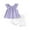 Purple, variant on Cethrio Kids Girls Summer Outfit Sets, Cute Flutter Sleeve Casual 2025 Girls' Clothing Sets Purple Size 5T