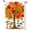 Q, variant on Sm:)e Fall Garden Flag 12x18 Inch Double Sided - Seasonal Decorative Flag Rustic Autumn Outdoor Yard Decor, Sunflower Maple Leaves and Scarecrow