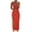 Red, variant on IROINNID Women's Sheath Dress Fashion Holiday Summer Sleeveless Long Maxi Dress Solid Color Elastic Waist Dress