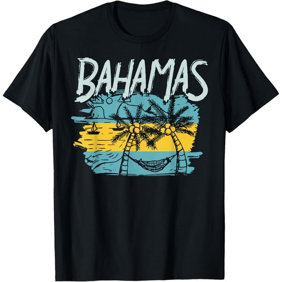 Proud Bahamas Bahamians Flag Gift Design Idea Nassau gift T-Shirt