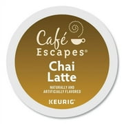 Keurig Cafe Escapes Chai Latte K-Cups, 24/Box