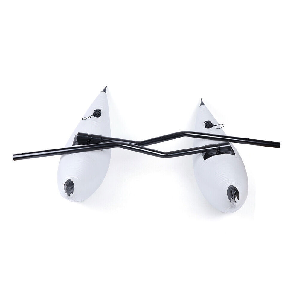 Inflatable Kayak Outriggers with Aluminum Alloy Rods – 89x27.5cm, Adjustable, Includes Hardware, Dual Valves, for Added Stability and Safety
