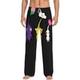 thumbnail image 2 of Lsque Pikmin Print Men's Pajama Pants, Lounge Pant - Comfortable Home Wear,Elastic Waistband, Stylish Design-XX-Large, 2 of 9