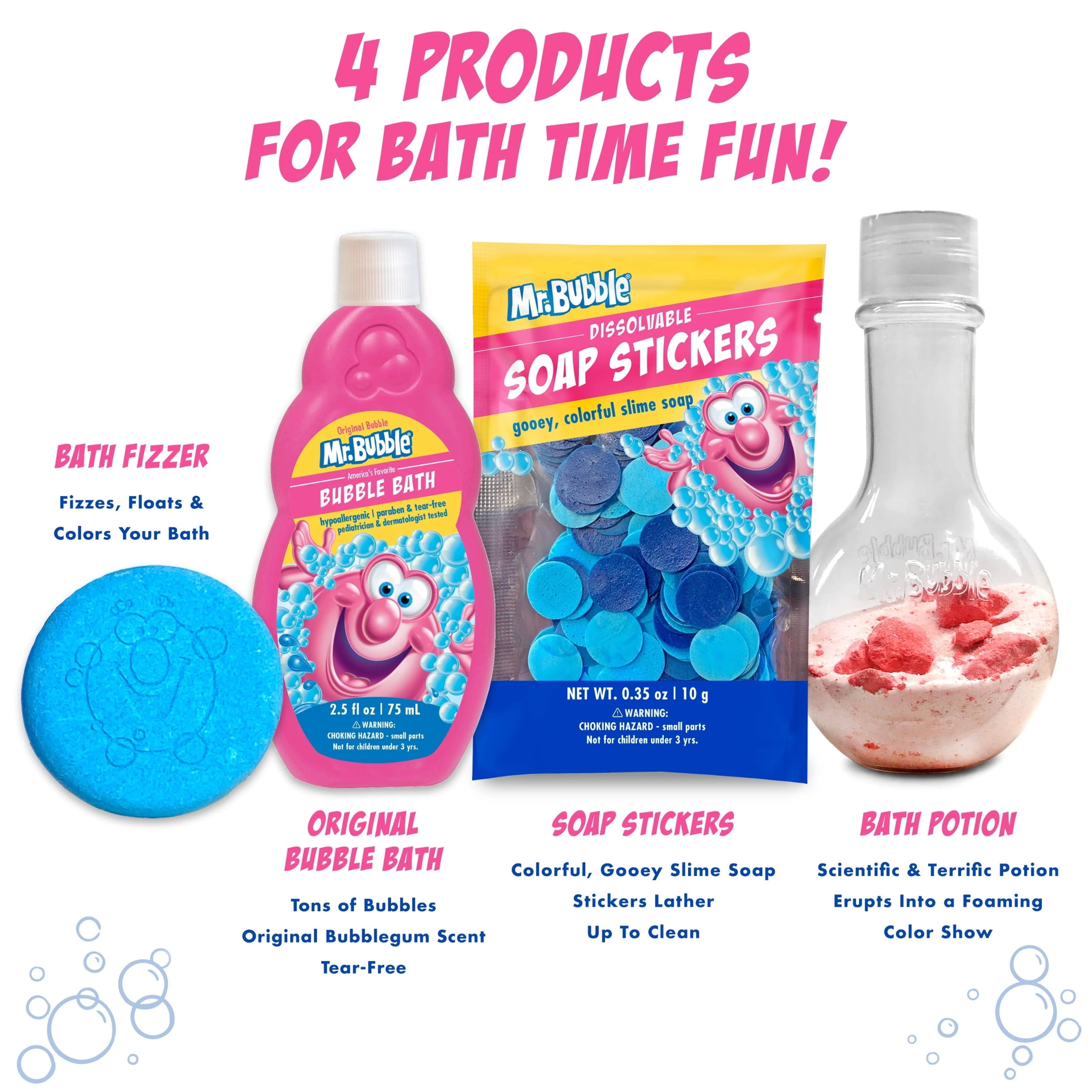 Mr. Bubble Twin Pack Foam Soap - Create Kids Bath Slime, Sculpt Mountains  of Soft, Fluffy, Moldable Soap - Gentle, Scented Gooey Foam Perfect for  Sensitive Skin (Pack of 2, 8 fl oz Each)