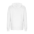 thumbnail image 5 of Zynoxe Womens Breast Cancer Awareness Hoodies Casual Soft Ribbed Knit Drop Shoulder Long Sleeve Lounge Hooded Sweatshirt with Pocket White3 2XL, 5 of 5