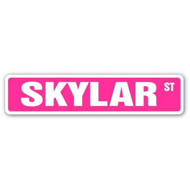 SignMission SS-SKYLAR 4 x 18 in. Skylar Street Sign