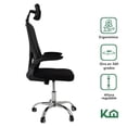 thumbnail image 2 of Silla giratoria de escritorio ergonómica Kingshouse negra, 2 of 3