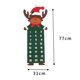 thumbnail image 1 of Calendario de Adviento de Navidad de fieltro grande con bolsillos, Papá Noel, reno o muñeco de nieve, regalo para niños, envío directo, venta al por mayor, 1 of 4