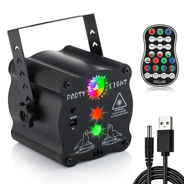 Party Lights Portable Sound Activated，Indoor Outdoor,USB LED Mini Sound Activated DJ Dance Stage Light，Stage Dancing Birthday Party Decorations Supplies，for Car and Room