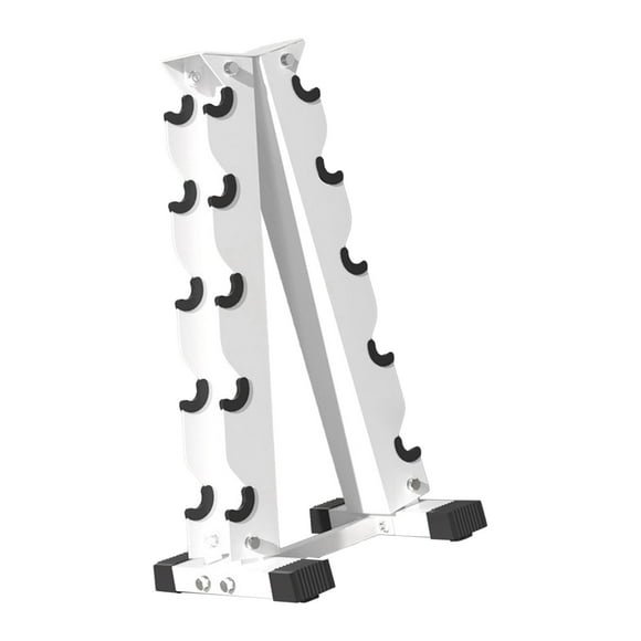 relayinert Dumbbell Rack Dumbbell Bracket Sturdy Small Office Training Strength for 5 Tier 31x28x44cm