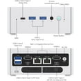 thumbnail image 4 of Mini PC NPB7 Windows 11 Intel Core i7-13700H Processor up to 5.0 GHz 16GB RAM DDR4 512GB PCIe4.0 SSD Dual 2.5 G RJ45 LAN Mini Desktop Computer, 4 of 4