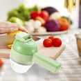 thumbnail image 1 of Picadora de verduras eléctrica inalámbrica herramientas domésticas trituradora de ajo de mano procesadores de alimentos para barbacoa al aire libre Picnic Hugtrwg Para estrenar, 1 of 9