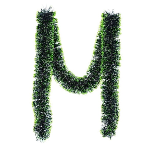 Nvzi 5pcs 6.5 Feet Christmas Garland Twist Garland Hanging Garland Ornaments for Christmas Tree Party Supplies Indoor and Outdoor Decoration (Blackish green)
