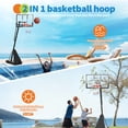 thumbnail image 5 of Family-Friendly Portable Basketball Hoop – Adjustable Height for Growing Kids and Adults – Durable Design for Indoor and Outdoor Use in Homes, Backyards, and Driveways, 5 of 8
