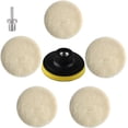 thumbnail image 1 of IPELY 7 Pcs 3 Inch Wool Polisher Buffing Wheel Small Buffing Pads for Drill Buffer Attachment with M10 Drill Adapter, 1 of 5