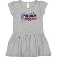 thumbnail image 3 of Inktastic 4th of July Boom Squad Blue and Red Fireworks Girls Toddler Dress, 3 of 5