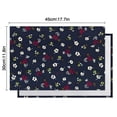 thumbnail image 5 of Pioneer Flower Floral Print Pattern Summer Placemats Table Placemats Set Of 6-Linen Kitchen Washable Placemats Table Mats 12x18 Inch Non-Slip Heat Resistant, 5 of 5